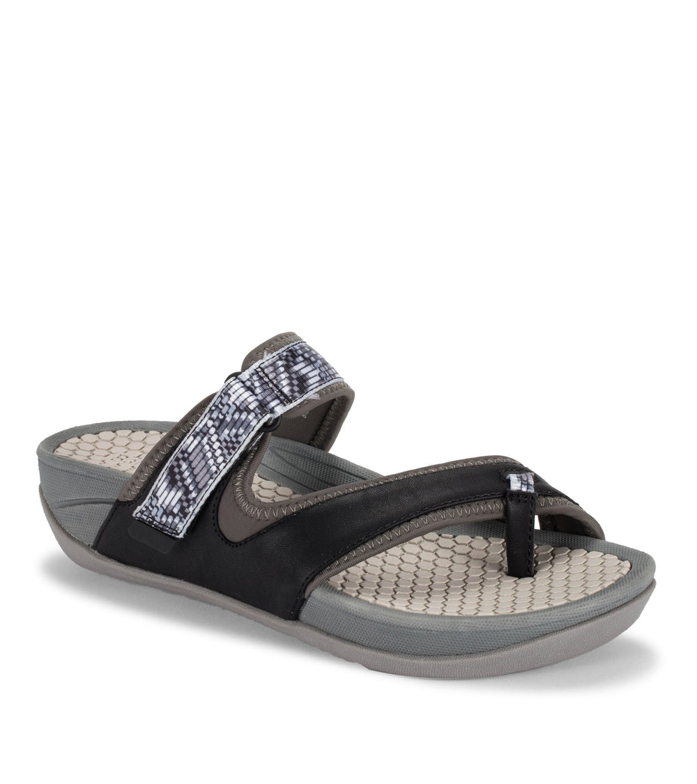 Deserae Slide Sandal Dark Grey - Women