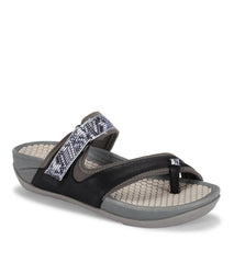 Deserae Slide Sandal Dark Grey - Women