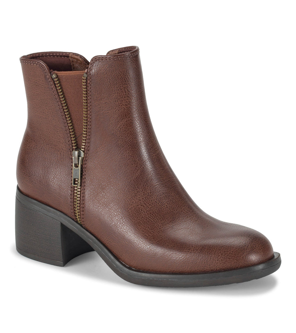 Avery Block Heel Bootie Oak - Women