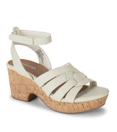 Bonita Wedge Sandal Cream - Women