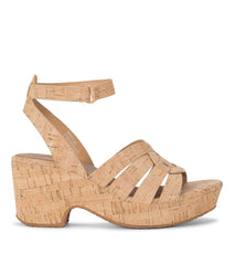 Bonita Wedge Sandal Natural Cork - Women