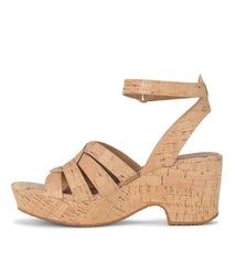 Bonita Wedge Sandal Natural Cork - Women