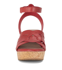 Bonita Wedge Sandal Red - Women