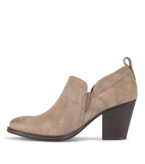 Caroline Ankle Bootie Light Mushroom - Women