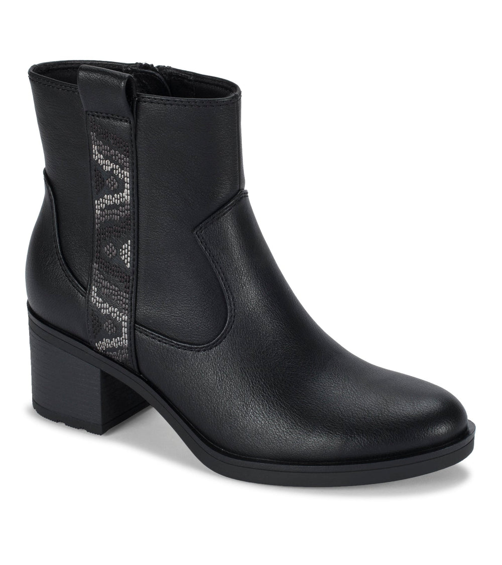 Covina Block Heel Bootie Black - Women
