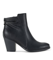 Crystal Block Heel Bootie Black - Women