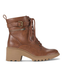 Dani Lace Up Boot Cognac - Women