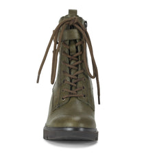 Dani Lace Up Boot Dark Jade - Women