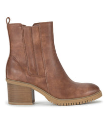 Feeney Block Heel Boot Brush Brown - Women