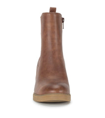 Feeney Block Heel Boot Brush Brown - Women