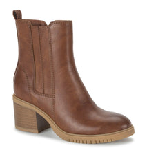 Feeney Block Heel Boot Cognac - Women