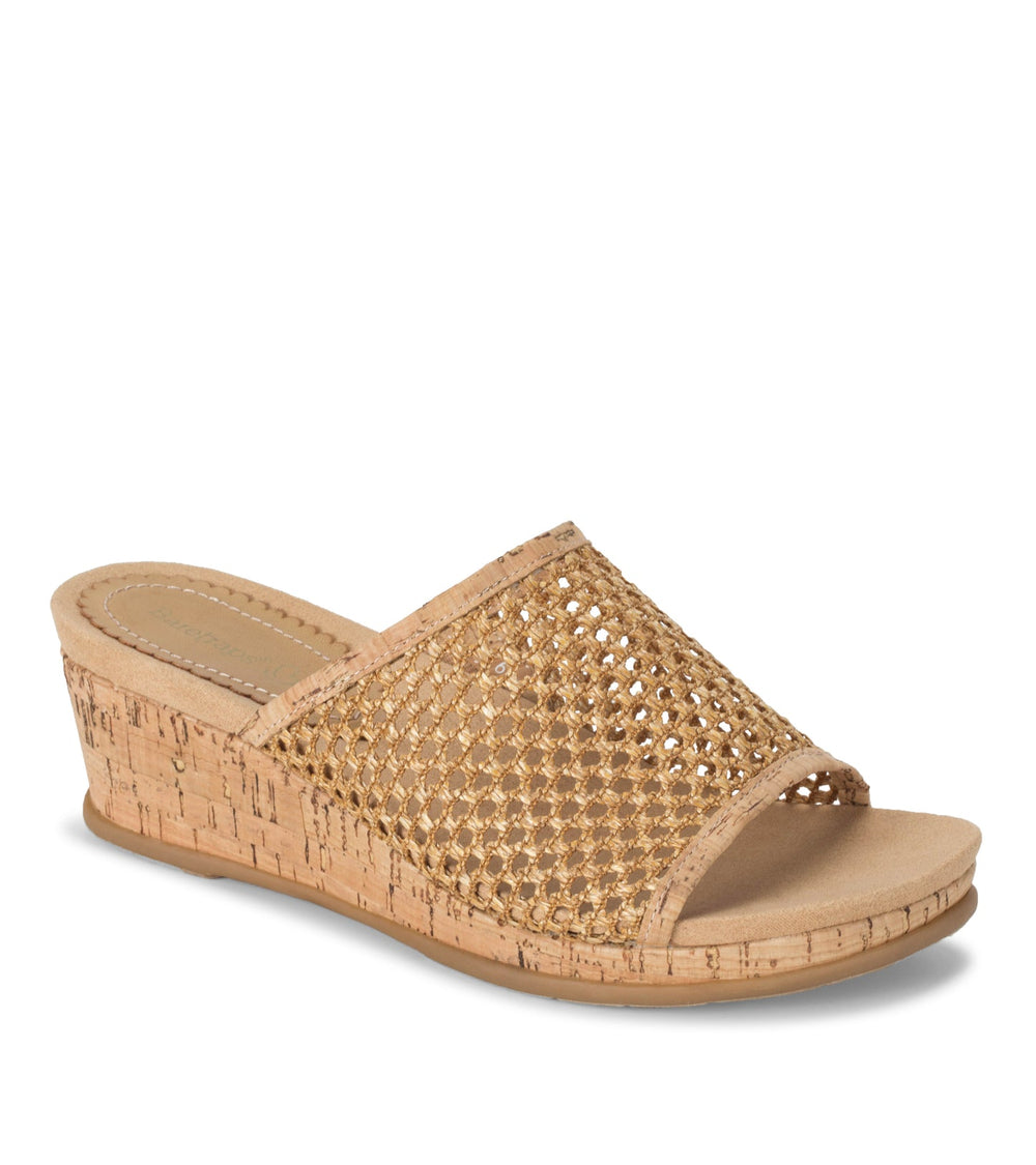 Flossey Wedge Slide Sandal Natural - Women