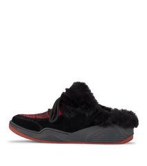 Landon Clog Slipper Black/Red - Women