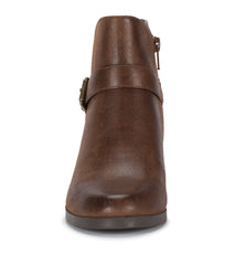 Lexis Block Heel Bootie Brush Brown Croco - Women