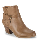 Linda Block Heel Bootie Salted Caramel - Women