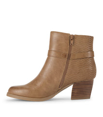 Linda Block Heel Bootie Salted Caramel - Women