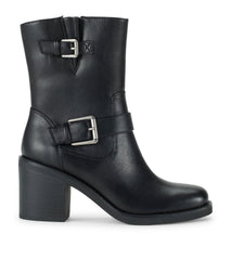 Mayla Mid Calf Boot Black - Women