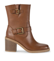 Mayla Mid Calf Boot Walnut - Women