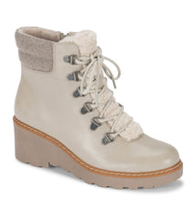 Nasha Lace Up Wedge Bootie Taupe - Women