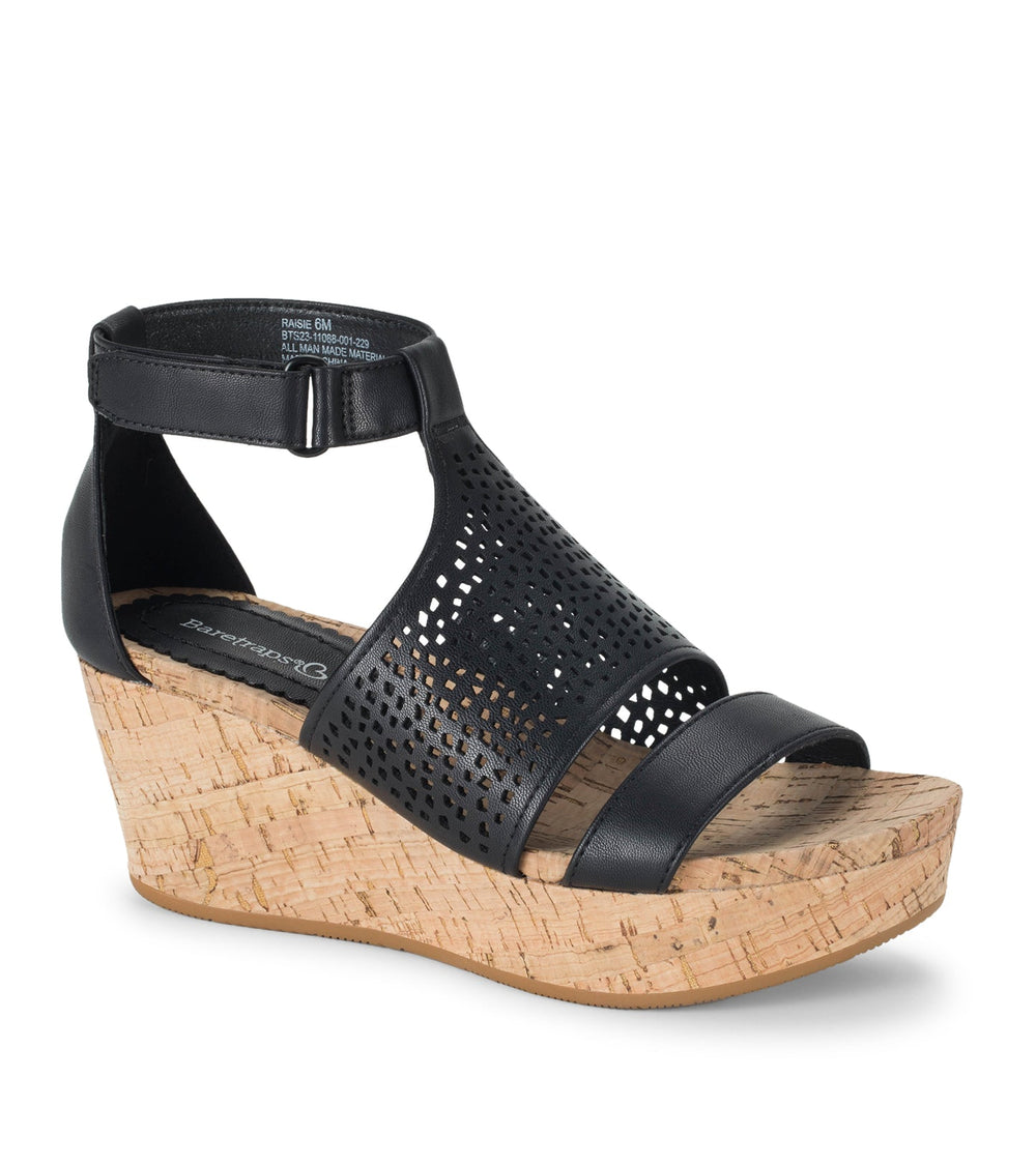 Raisie Wedge Sandal Black - Women