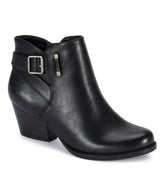 Reggie Block Heel Bootie Black - Women