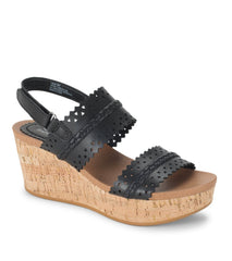 Rene Wedge Sandal Black - Women