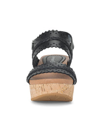 Rene Wedge Sandal Black - Women