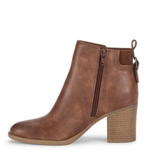 Rhoslyn Block Heel Bootie Brush Brown - Women