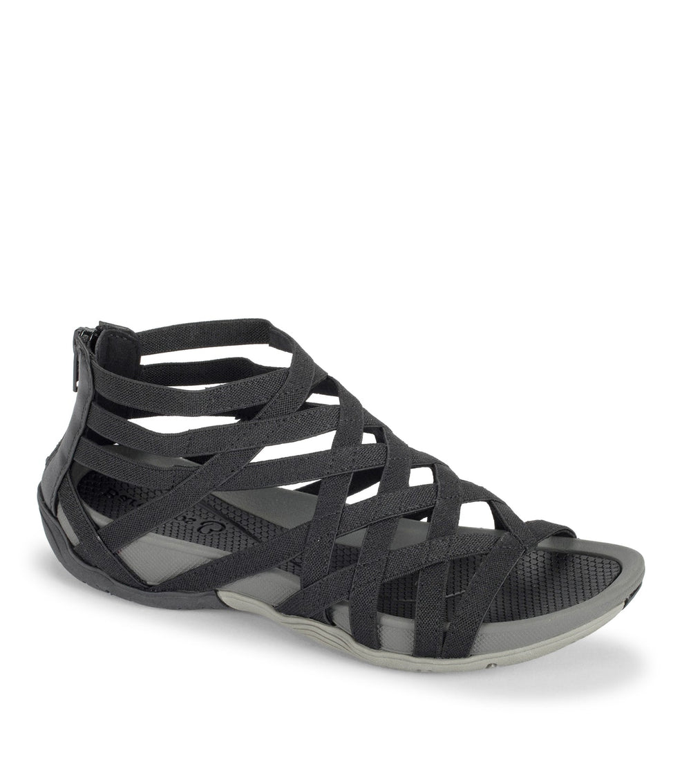 Samina Sandal Black Compass - Women