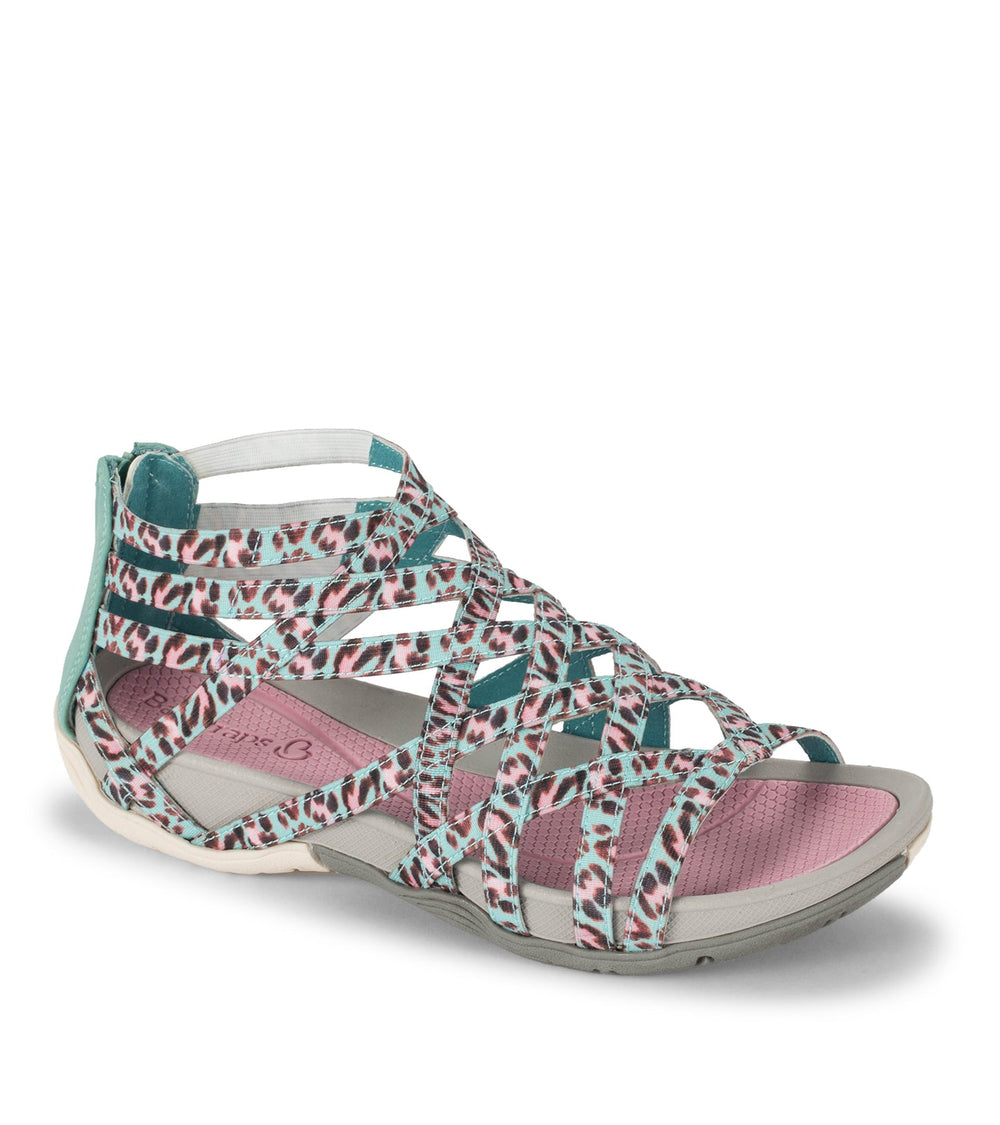 Samina Sandal Sage Multi Leopard - Women