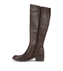 Sasson Wide Calf Tall Boot Dark Brown - Women