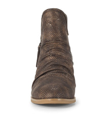 Serenity Block Heel Bootie Taupe Metallic - Women