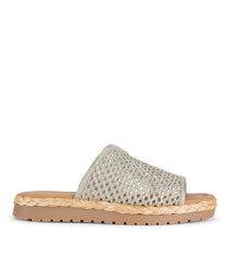 Tasmine Slide Sandal Champagne - Women