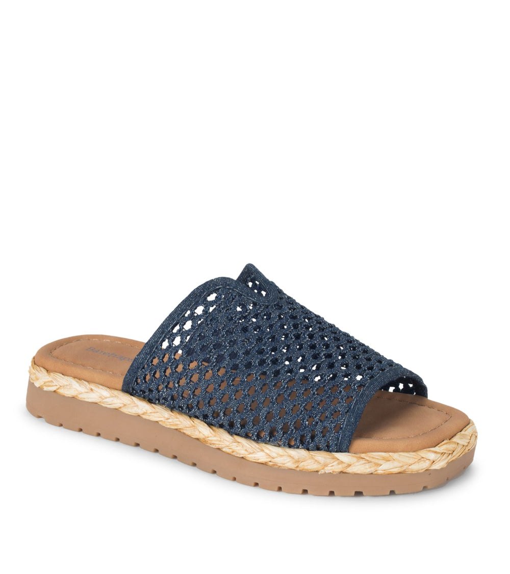 Tasmine Slide Sandal Dark Denim - Women