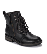 Amysue Lace Up Bootie - Black | Baretraps Black - Women