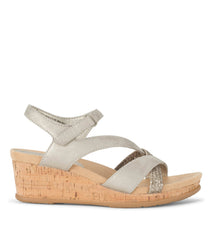 Farah Wedge Sandal Champagne - Women