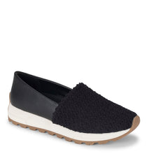 Gennie Slip On Black Crochet - Women