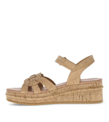 Lena Wedge Sandal Natural Cork - Women