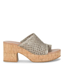 Michaela Block Heel Sandal Champagne - Women