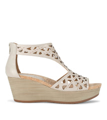 Miriam Wedge Sandal Soft Gold - Women