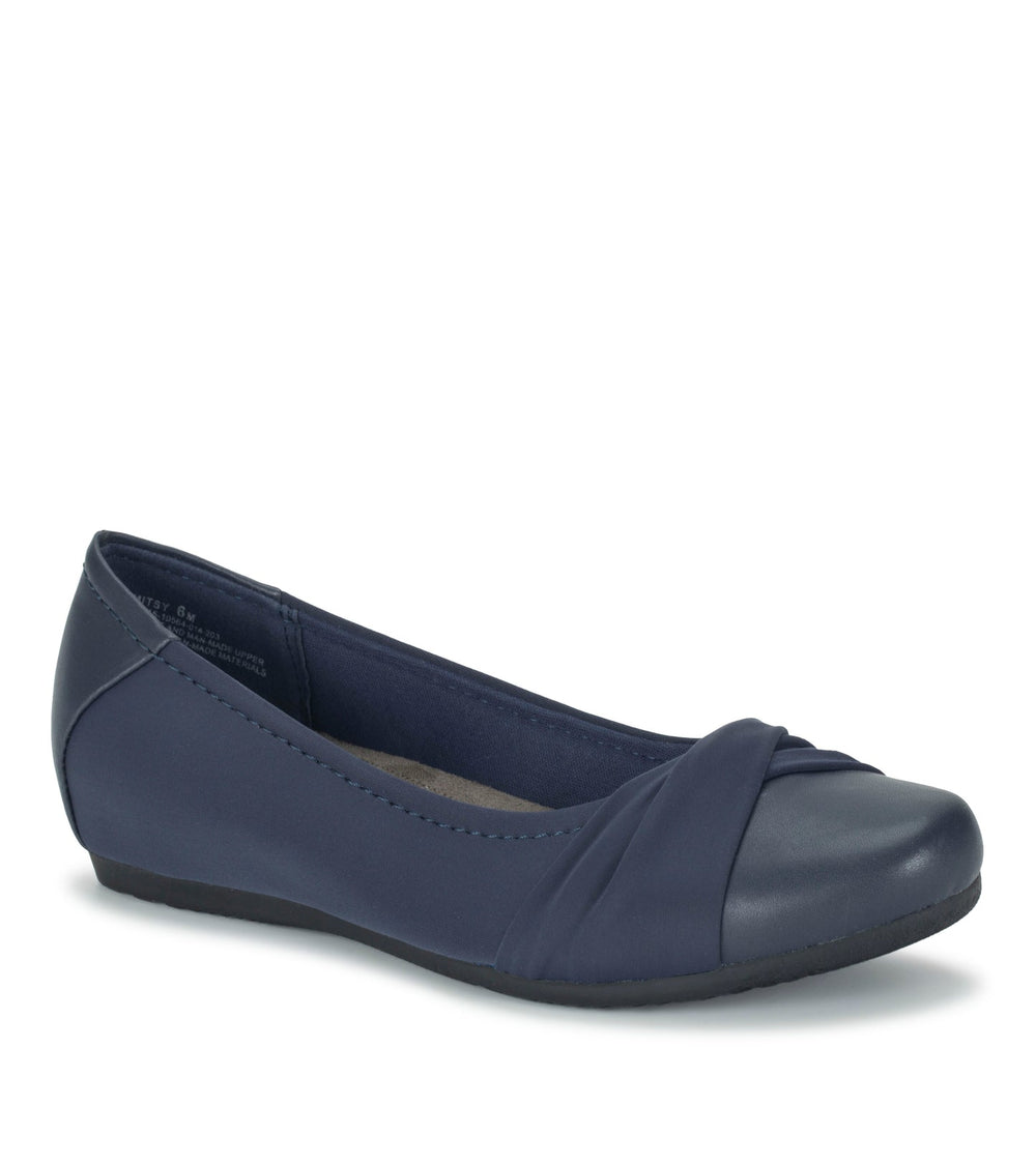 Mitsy Casual Flat Navy - Women