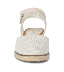 Ocean Closed Toe Wedge Sandal Natural - Women