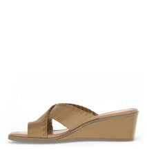 Paige Wedge Sandal Caramel - Women