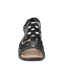 Pearl Wedge Sandal Black - Women