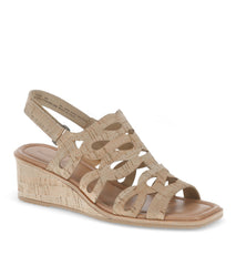 Pearl Wedge Sandal Natural Cork - Women