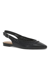Rachael Slingback Flat Black - Women