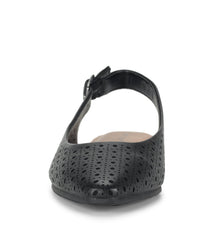 Riva Slingback Flat Black - Women