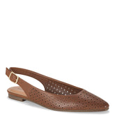 Riva Slingback Flat Dark Beechnut - Women