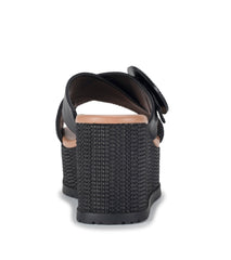 Sydney Wedge Sandal Black - Women