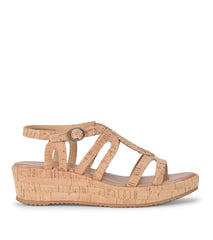 Wilma Wedge Sandal Natural Cork - Women
